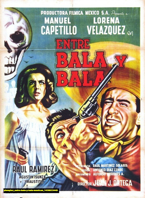 Jual Poster Film entre bala y bala mexican (ylnmyioz)