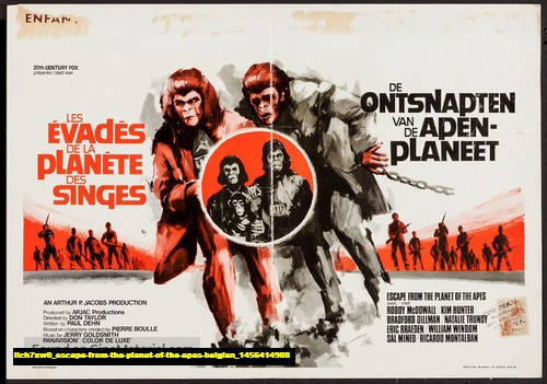 Jual Poster Film escape from the planet of the apes belgian (llch7xw0)