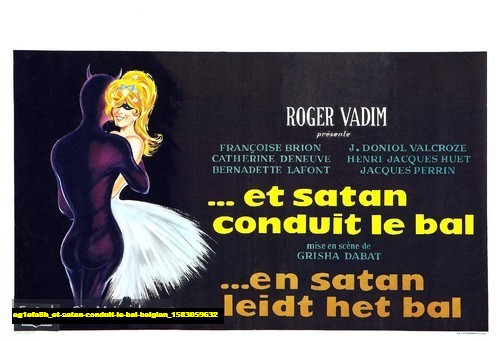 Jual Poster Film et satan conduit le bal belgian (ag1efa8h)