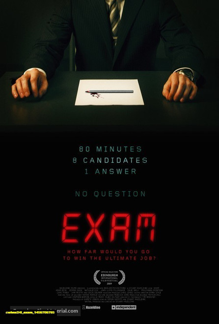 Jual Poster Film exam (cwhnx24l)