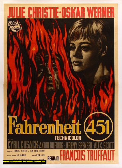 Jual Poster Film fahrenheit 451 italian (4vmptfzx)