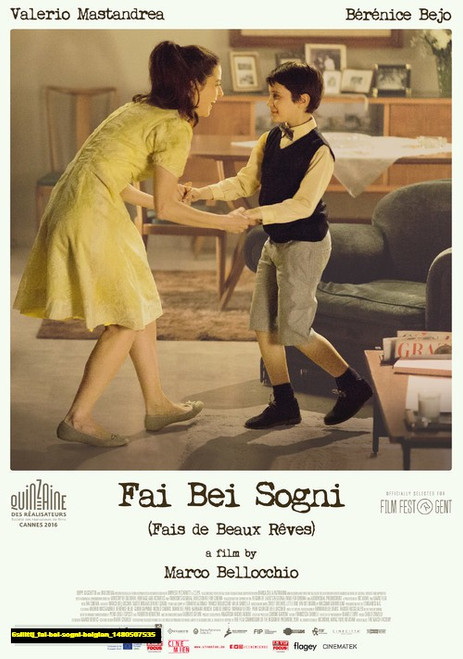 Jual Poster Film fai bei sogni belgian (6silittj)