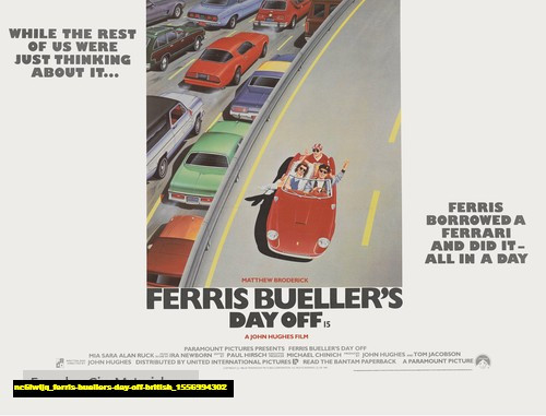 Jual Poster Film ferris buellers day off british (nc6iwijq)