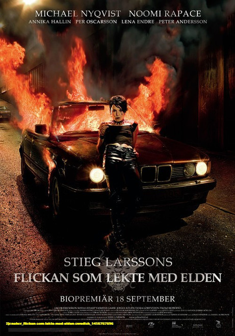 Jual Poster Film flickan som lekte med elden swedish (2jcnehcr)
