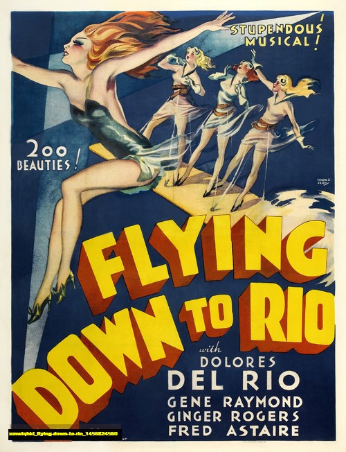 Jual Poster Film flying down to rio (xmwiqhki)
