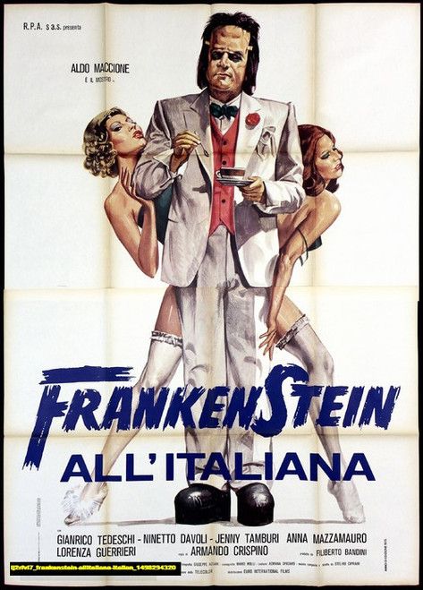 Jual Poster Film frankenstein allitaliana italian (lj2rfvl7)