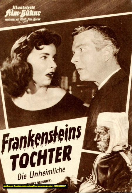 Jual Poster Film frankensteins daughter german poster (qixtbmoa)