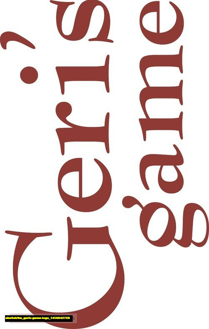 Jual Poster Film geris game logo (uhe9ob9m)