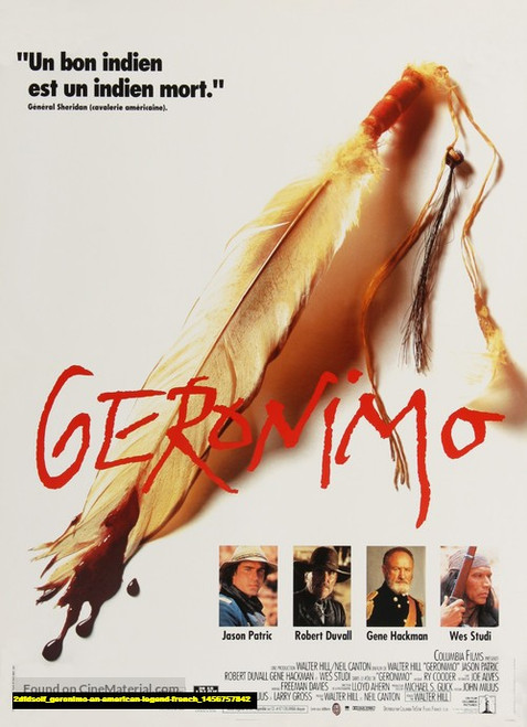 Jual Poster Film geronimo an american legend french (2dfdsoif)
