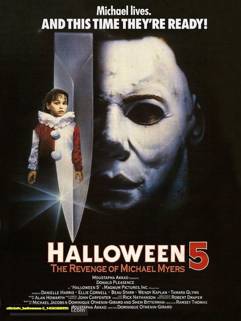Jual Poster Film halloween 5 (s8lztnfv)