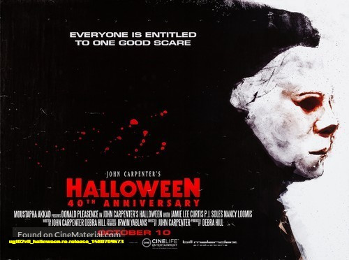 Jual Poster Film halloween re release (ugt02vil)