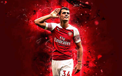 Jual Poster Arsenal F.C. Granit Xhaka Soccer Swiss Soccer Granit Xhaka APC004 Jual Poster Arsenal F.C. Granit Xhaka Soccer Swiss Soccer Granit Xhaka APC004