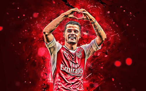 Jual Poster Arsenal F.C. Granit Xhaka Soccer Swiss Soccer Granit Xhaka APC006 Jual Poster Arsenal F.C. Granit Xhaka Soccer Swiss Soccer Granit Xhaka APC006