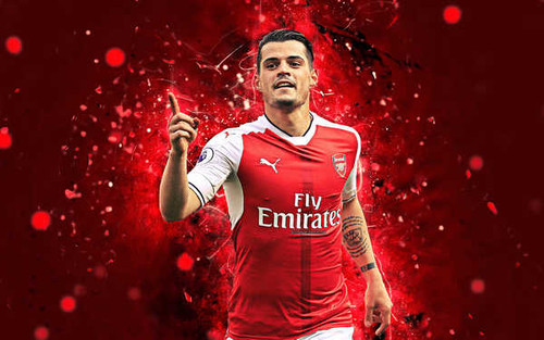 Jual Poster Arsenal F.C. Granit Xhaka Soccer Swiss Soccer Granit Xhaka APC007 Jual Poster Arsenal F.C. Granit Xhaka Soccer Swiss Soccer Granit Xhaka APC007