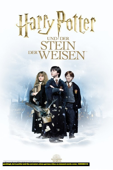 Jual Poster Film harry potter and the sorcerers stone german video on demand movie cover (ypsddagb)