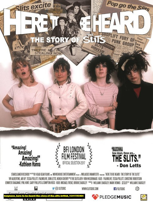 Jual Poster Film here to be heard the story of the slits british (ksxynaxo)