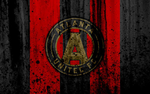 Jual Poster Atlanta United FC Emblem Logo MLS Soccer Soccer Atlanta United FC APC007