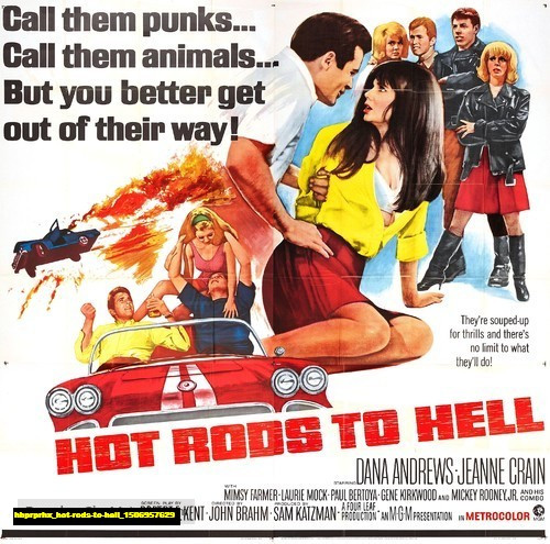 Jual Poster Film hot rods to hell (hbprprhx)