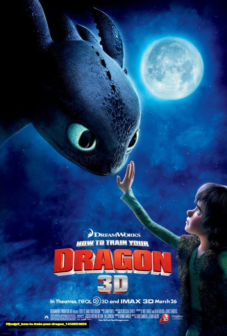 Jual Poster Film how to train your dragon (2fjsujp2)