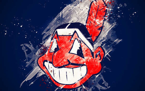 Jual Poster Baseball Cleveland Indians Logo MLB Baseball Cleveland Indians APC004