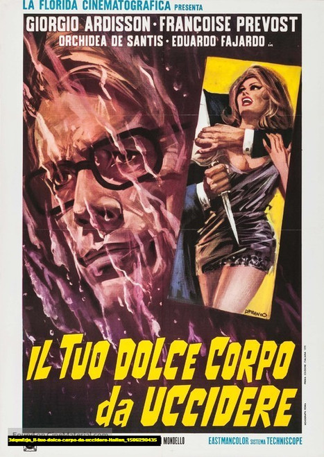 Jual Poster Film il tuo dolce corpo da uccidere italian (3dqmfzja)