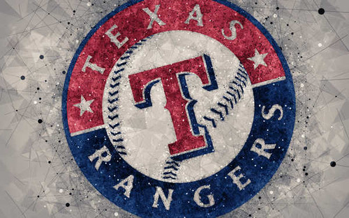 Jual Poster Baseball Logo MLB Texas Rangers Baseball Texas Rangers APC004