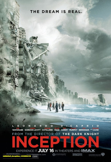 Jual Poster Film inception (vh0kh9x9)