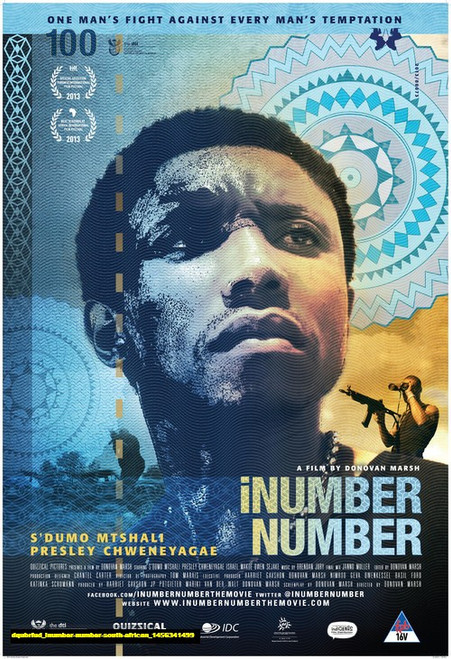Jual Poster Film inumber number south african (dqubrfud)