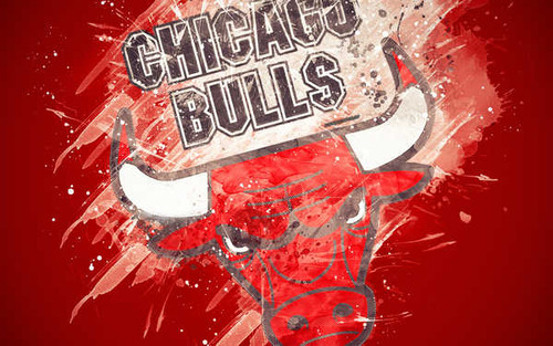 Jual Poster Basketball Chicago Bulls Logo NBA Basketball Chicago Bulls APC006