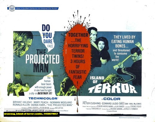 Jual Poster Film island of terror combo (ursxcnog)
