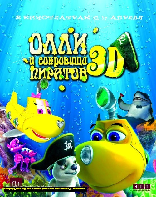 Jual Poster Film dive olly dive and the pirate treasure russian (hikayoqq)