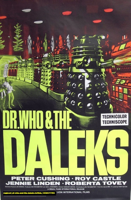 Jual Poster Film dr who and the daleks british (rxpjssxf)