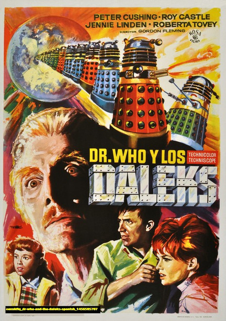Jual Poster Film dr who and the daleks spanish (oexukfiq)