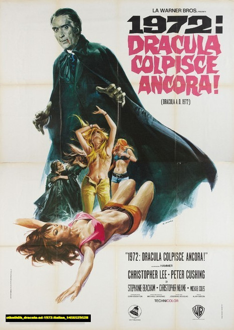 Jual Poster Film dracula ad 1972 italian (otknth0h)