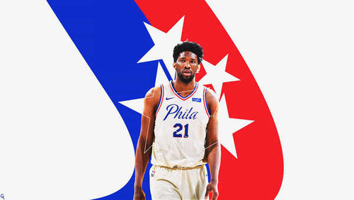 Jual Poster Basketball Joel Embiid NBA Philadelphia 76ers Basketball Joel Embiid3 APC091