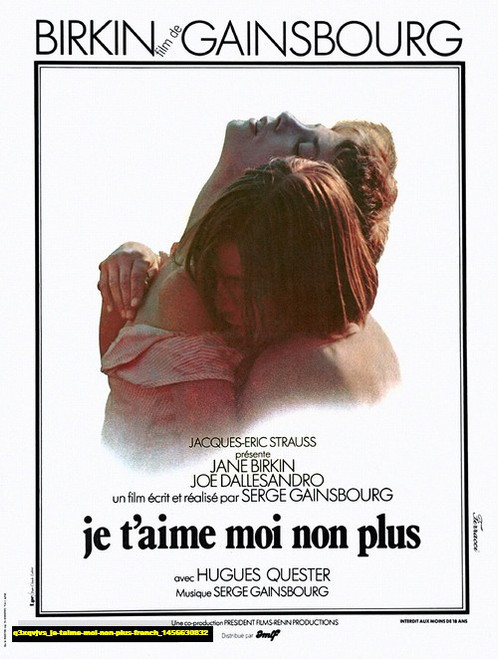 Jual Poster Film je taime moi non plus french (q3xqvjvs)