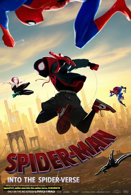 Jual Poster Film spider man into the spider verse (vgemd7c2)
