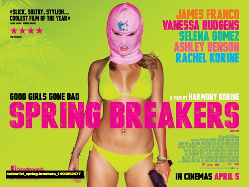 Jual Poster Film spring breakers (4e6mr3cl)