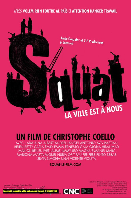 Jual Poster Film squat la ville est a nous french (fqosveb3)