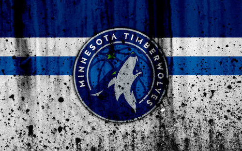 Jual Poster Basketball Logo Minnesota Timberwolves NBA Basketball Minnesota Timberwolves APC006