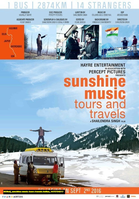 Jual Poster Film sunshine music tours travels indian (i65iistj)