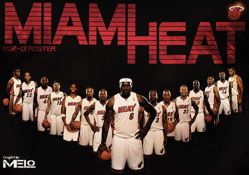 Jual Poster Basketball Miami Heat APC