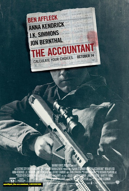 Jual Poster Film the accountant (eyw0lyet)