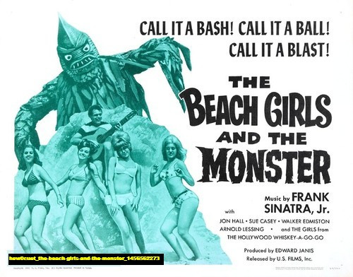 Jual Poster Film the beach girls and the monster (hew0cuet)