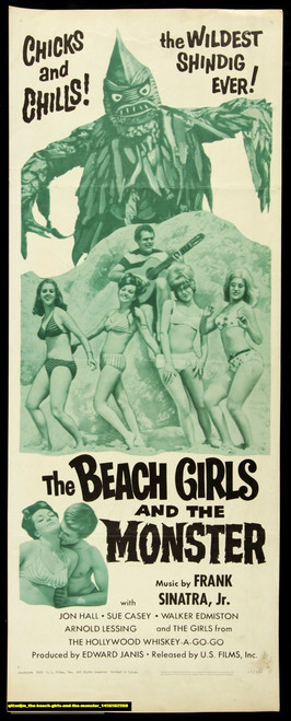 Jual Poster Film the beach girls and the monster (qttsuijm)