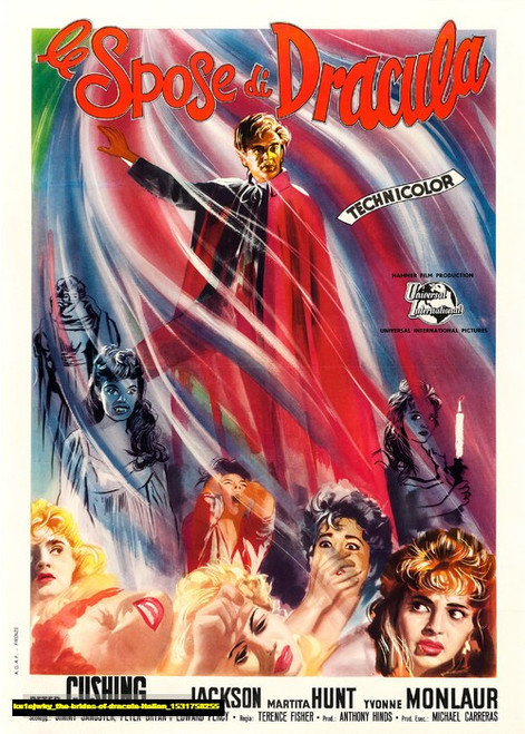 Jual Poster Film the brides of dracula italian (kn1ejwhy)