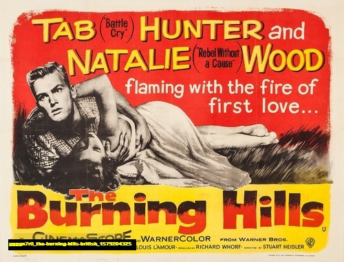 Jual Poster Film the burning hills british (ggggn7r0)