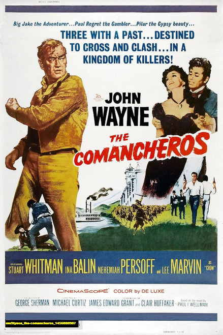 Jual Poster Film the comancheros (um9tyesa)