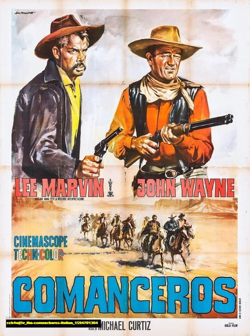 Jual Poster Film the comancheros italian (cck4wj5v)