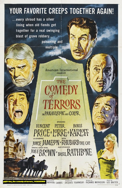 Jual Poster Film the comedy of terrors (guj914nq)